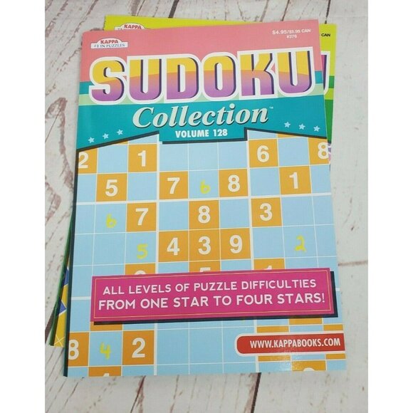 Kappa Puzzle Sudoku Book Collections Volume #128 #129 Bundle - Picture 5 of 7